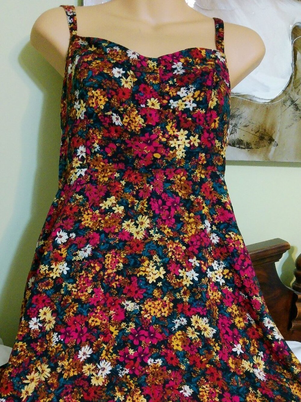 Old Navy Floral Fit & Flare Dress